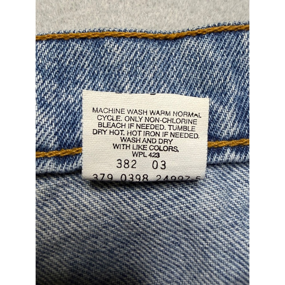 Levi's‎ 550 Jeans Women 38x29.5 Light Blue Relaxed Fit Tapered High Rise Vintage - Picture 6 of 11